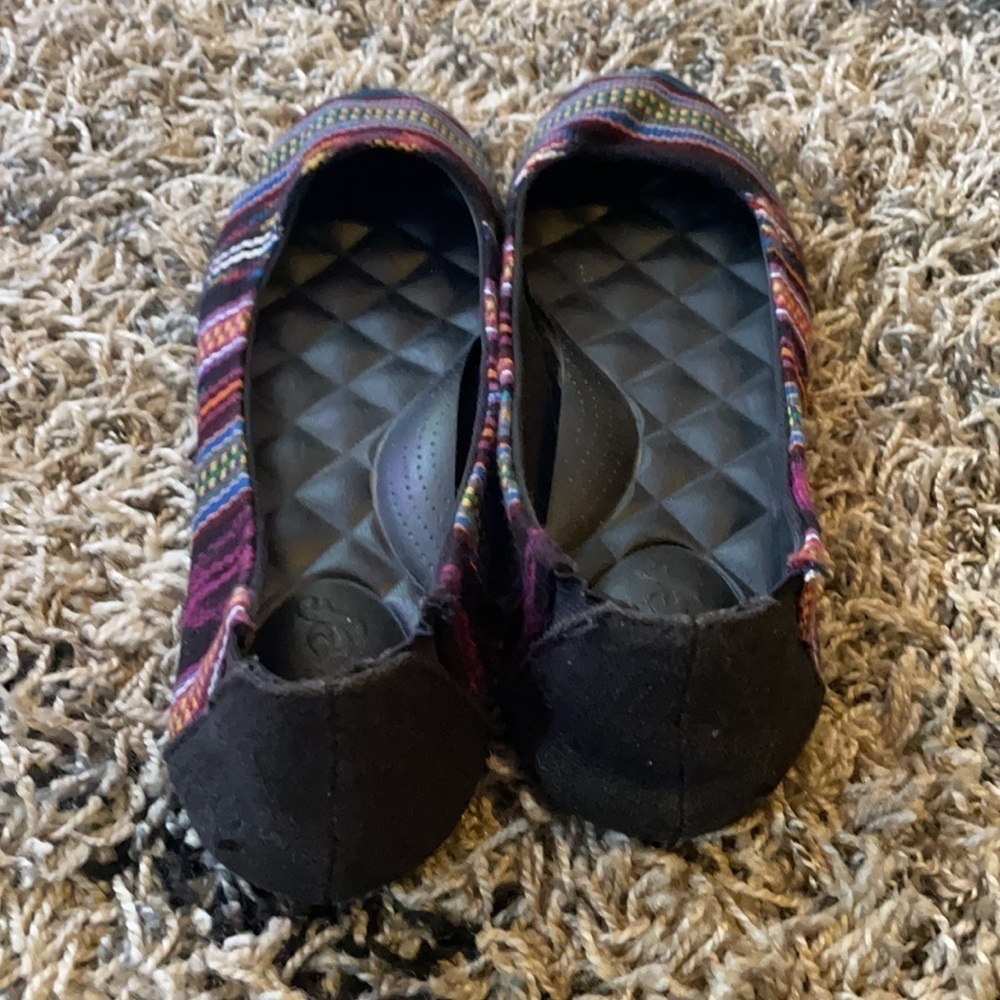 Reef Tropic Multicolored Striped Ballet Flats - Picture 6 of 11